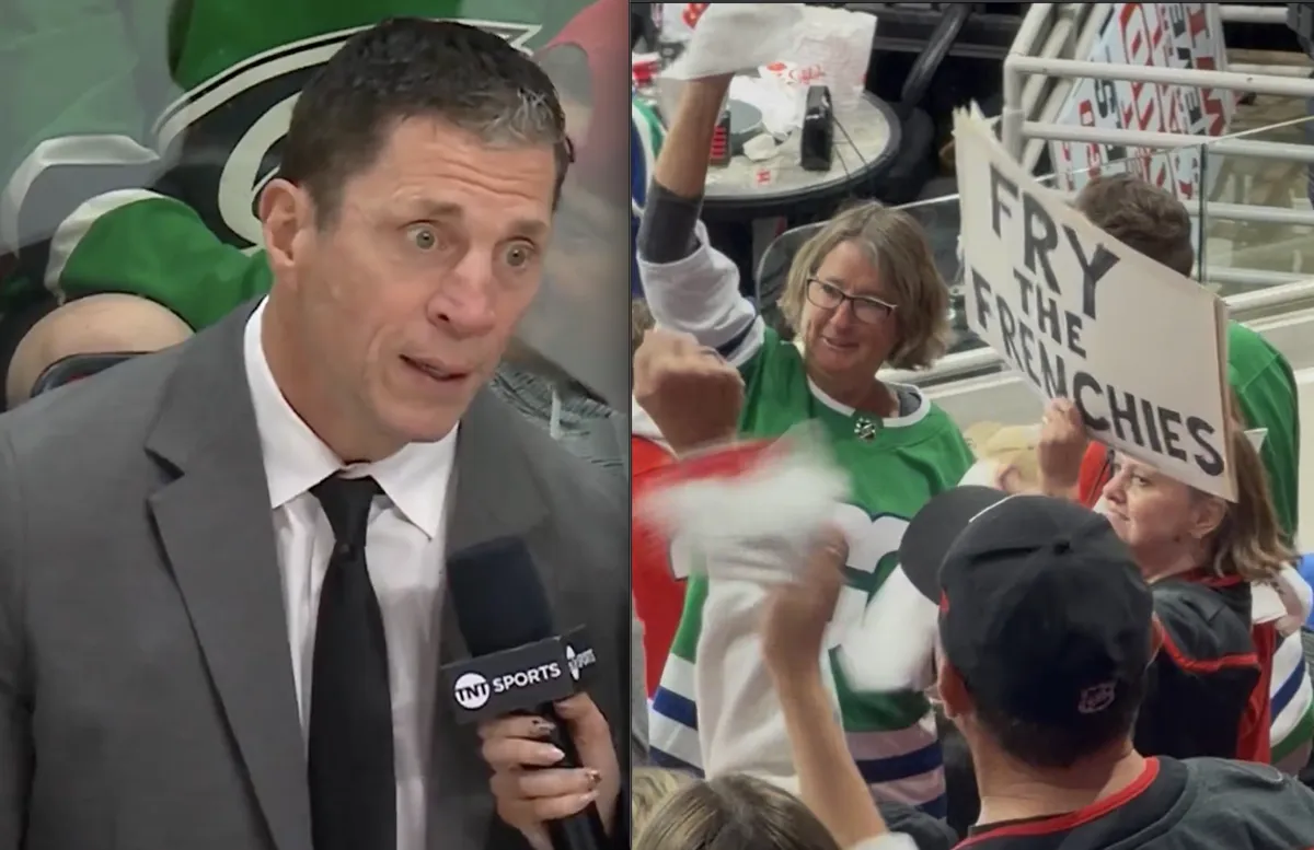 Triste scène en Caroline: Rob Brind'Amour sous le choc