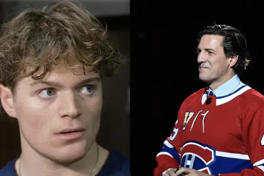 Comparaison choc : Patrice Brisebois voit un dangereux parallèle entre lui et Cole Caufield