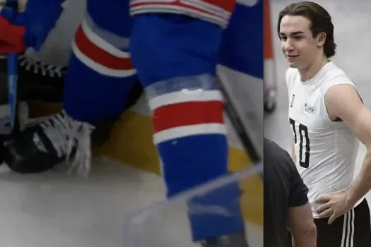 Coup de patin dangereux: Jordan Tourigny visé par des menaces