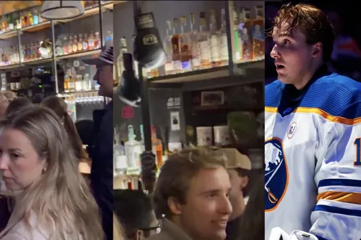 Dans un bar passé minuit: les Sabres envoient leur «  party boy » devant le filet