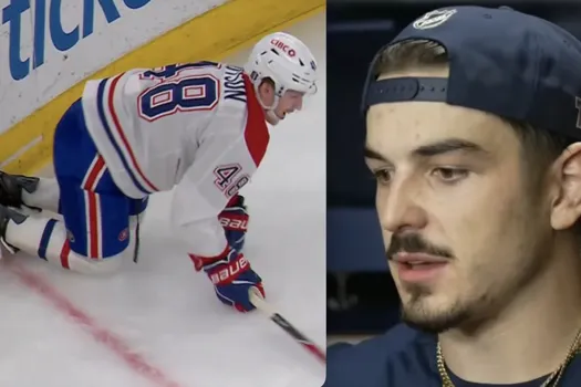 Lane Hutson ciblé par trois colosses de la Caroline : Arber Xhekaj n'en peut plus