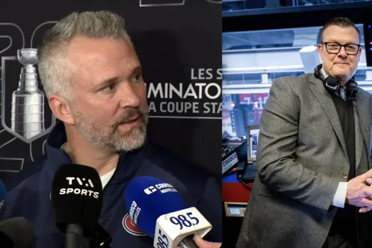Martin St-Louis perd patience avec Martin McGuire : scène tendue devant les médias à Buffalo