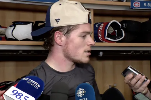 Perte de patience: Cole Caufield envoie promener les journalistes