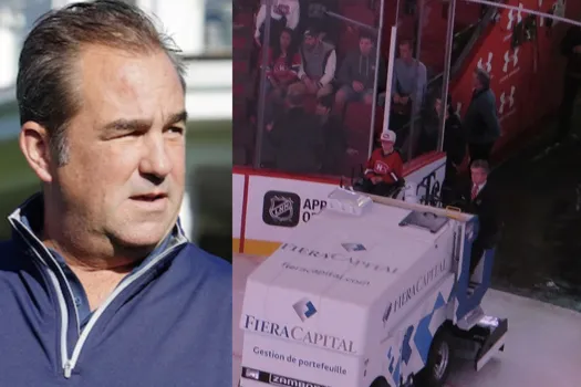 Porte de la zamboni:  Geoff Molson refuse de réparer la baie vitrée