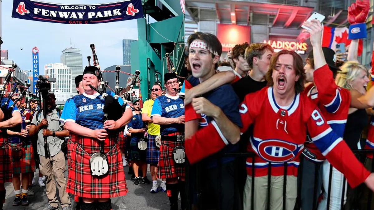 Boston complètement vidée de sa bière: les partisans écossais donnent une leçon aux Montréalais