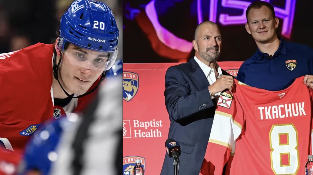Ça brasse entre Juraj Slafkovsky et Brady Tkachuk: la guerre est commencée