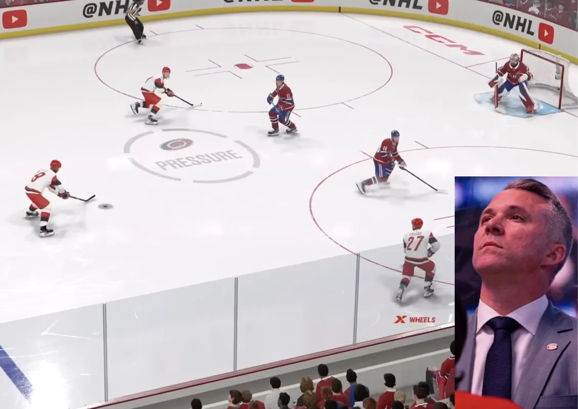 Image gênante: Martin St-Louis embarrassé dans la vidéo promotionnelle de NHL 27
