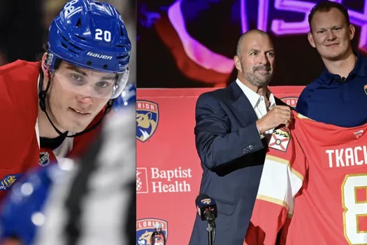 Ça brasse entre Juraj Slafkovsky et Brady Tkachuk: la guerre est commencée