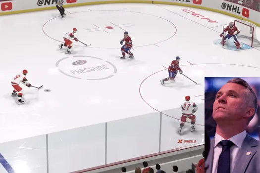 Image gênante: Martin St-Louis embarrassé dans la vidéo promotionnelle de NHL 27