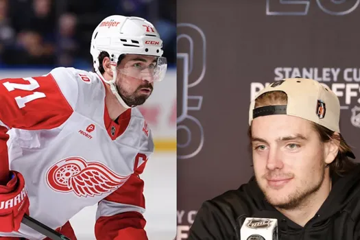 Revirement de situation : Dylan Larkin lié à l'offre hostile de Leo Carlsson