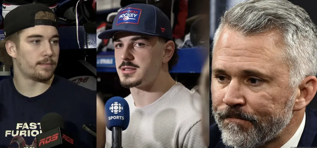 Arber Xhekaj puni par la LNH: Martin St-Louis approuve