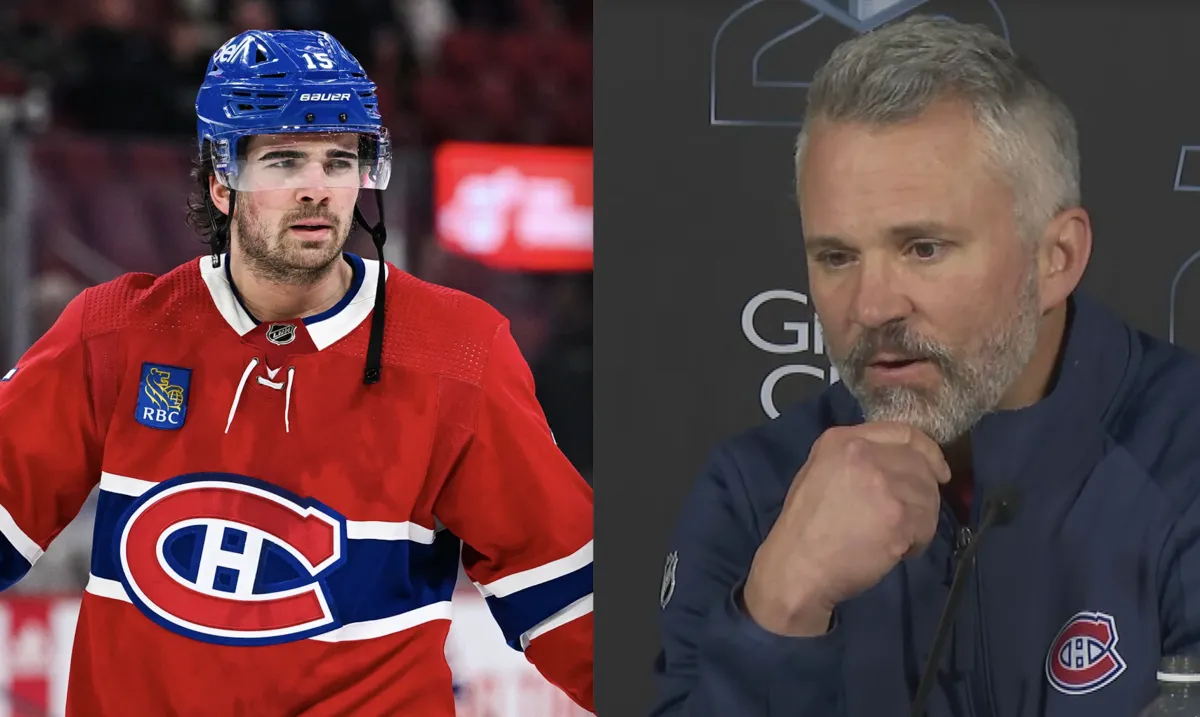 Difficile à accepter pour Alex Newhook : Martin St-Louis vient de le tasser