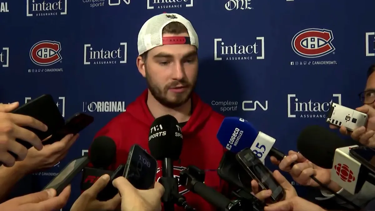 Indignation à Montréal: Kirby Dach donne l'entrevue de la honte