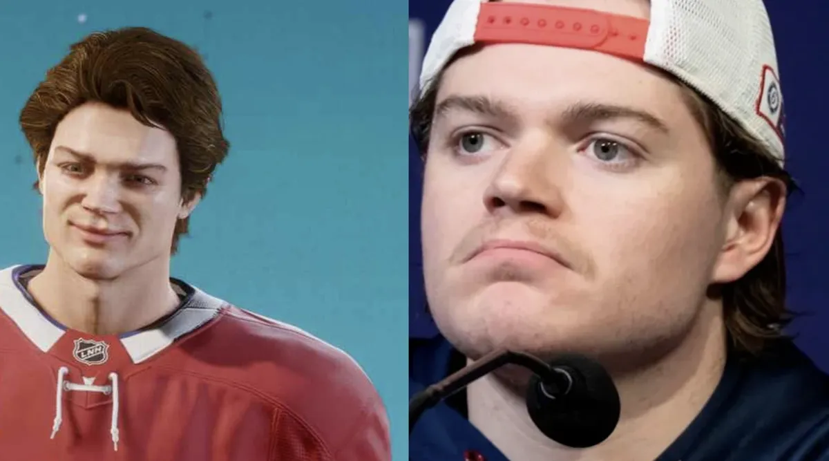 Le pire visage de l'histoire: Cole Caufield détruit NHL 27 et EA Sports