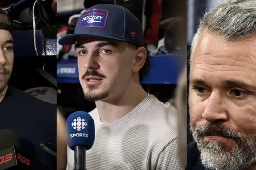 Arber Xhekaj puni par la LNH: Martin St-Louis approuve