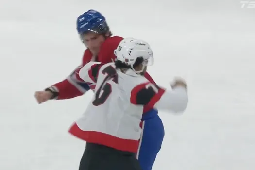 Combat de poids lourds au Centre Bell: Tyler Thorpe renverse un géant de 6 pieds 7