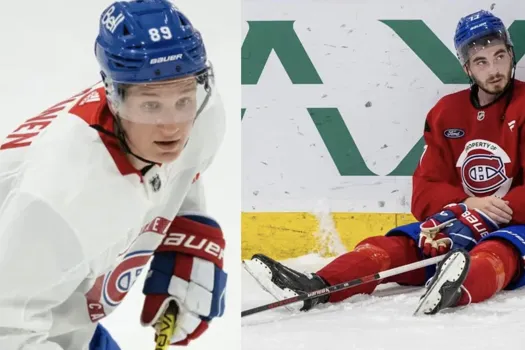 Comportement inacceptable sur la glace: Oliver Kapanen tasse Kirby Dach
