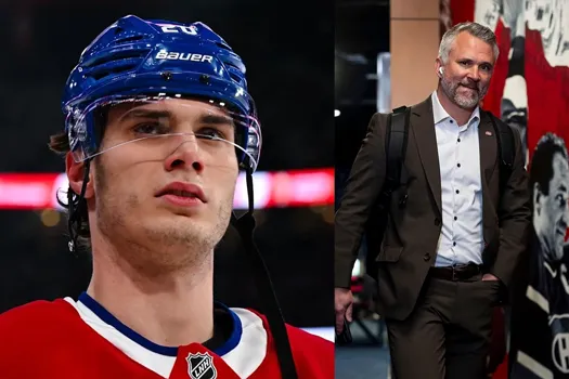 Martin St-Louis envoie une flèche à Juraj Slafkovsky : le message est difficile à ignorer
