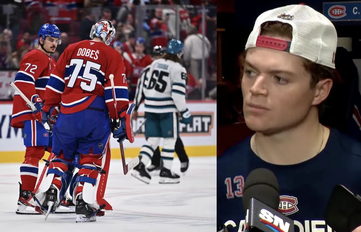 Chambre fissurée: Cole Caufield envoie Arber Xhekaj et Jakub Dobes sous l'autobus