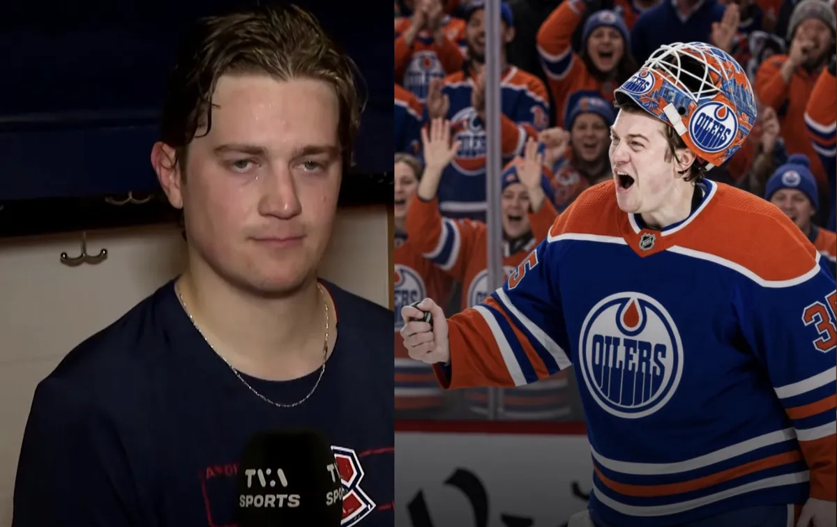 Le nom de Samuel Montembeault explose à Edmonton: Kent Hughes se frotte les mains