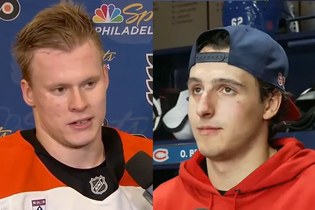 Matvei Michkov humilie David Reinbacher devant les caméras