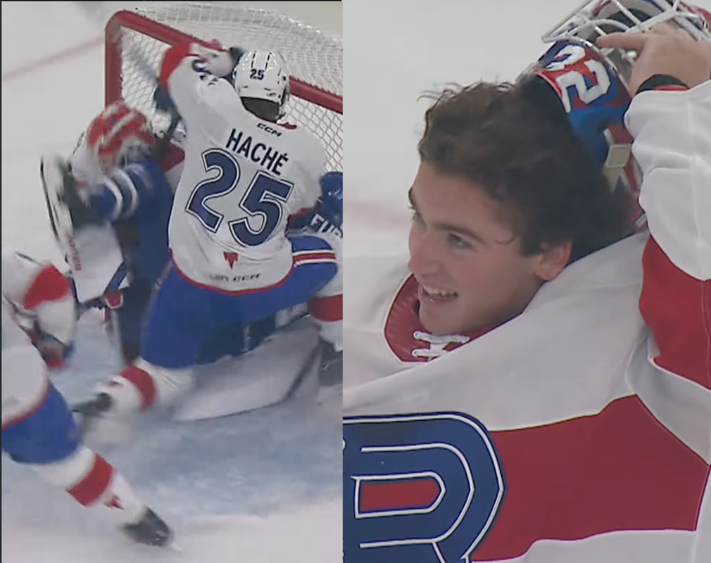 Sueurs froides à Laval: Jacob Fowler victime d'une violente collision