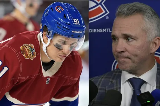 Chute libre à Montréal : Martin St-Louis abandonne Oliver Kapanen