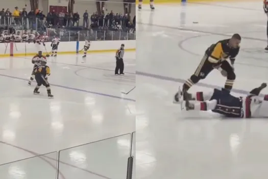 Victime terrassée: le K-O le plus dévastateur de l’histoire du hockey