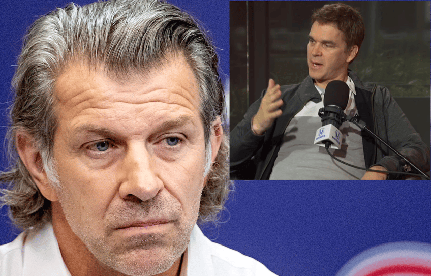 Hockey30  Luc Robitaille protège son BOY Marc Bergevin.