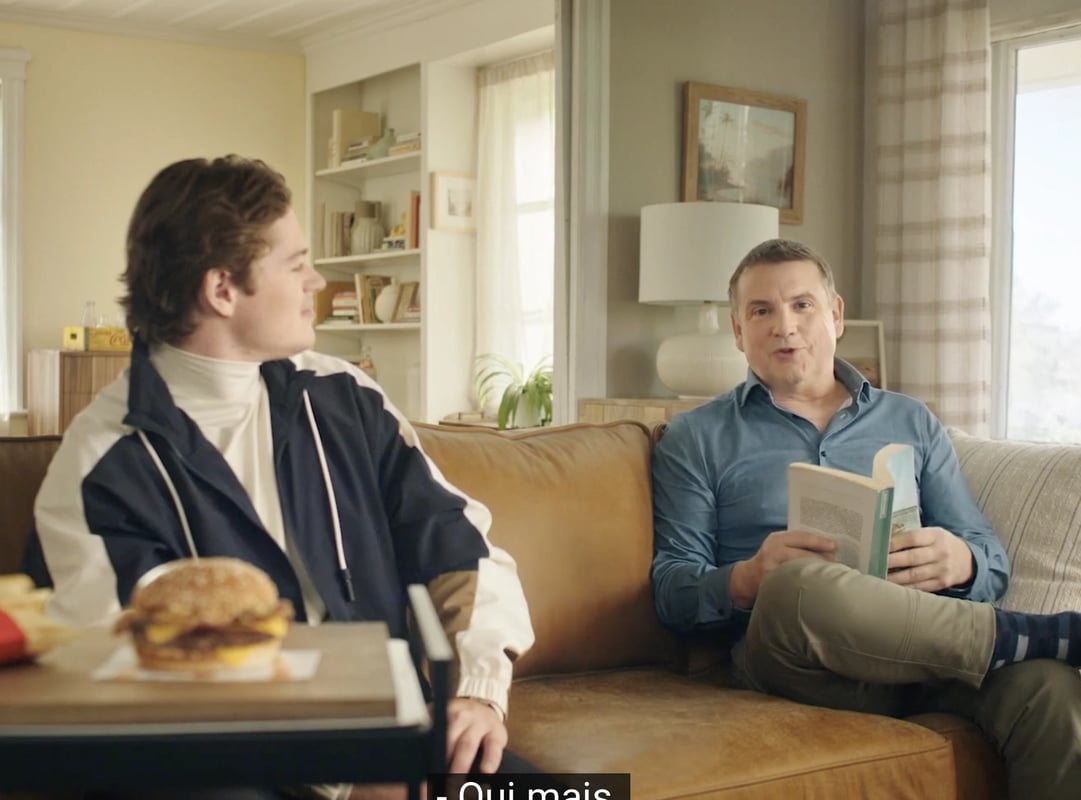 Vidéo: La nouvelle publicité de McDonald's avec Cole Caufield et Claude Legault